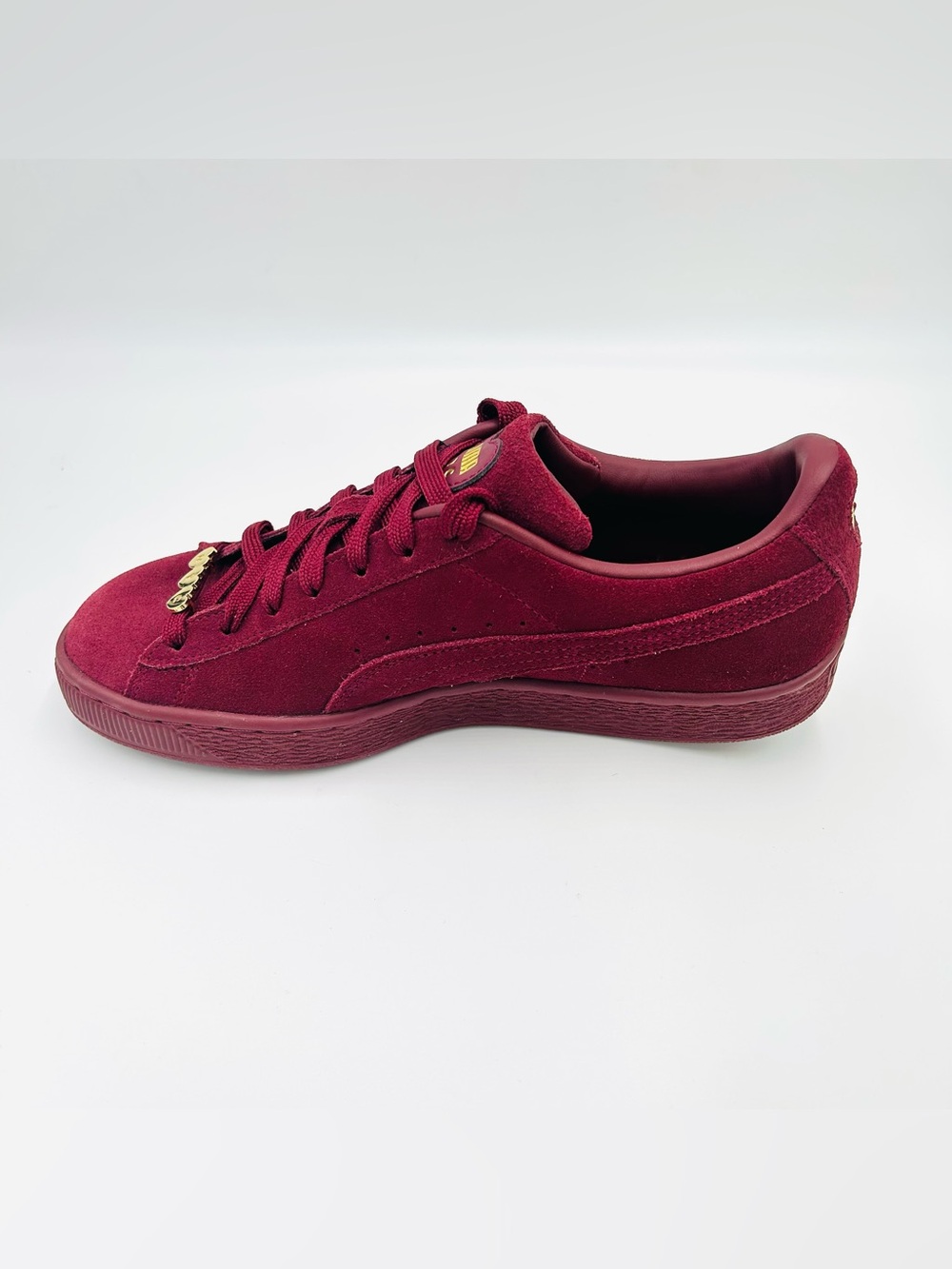 Puma Suede Classic NYC Flagship Sneakers Women 9 Zinfandel Gold Big Apple - Picture 4 of 11